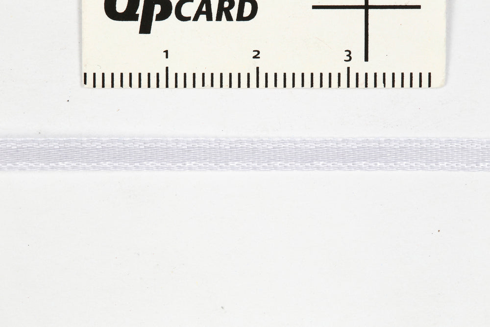 Satinbånd 3mm 15m hvid