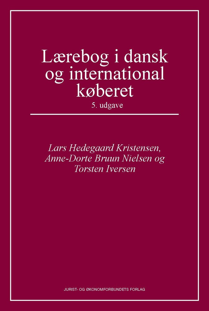 Lærebog i dansk og international køberet
