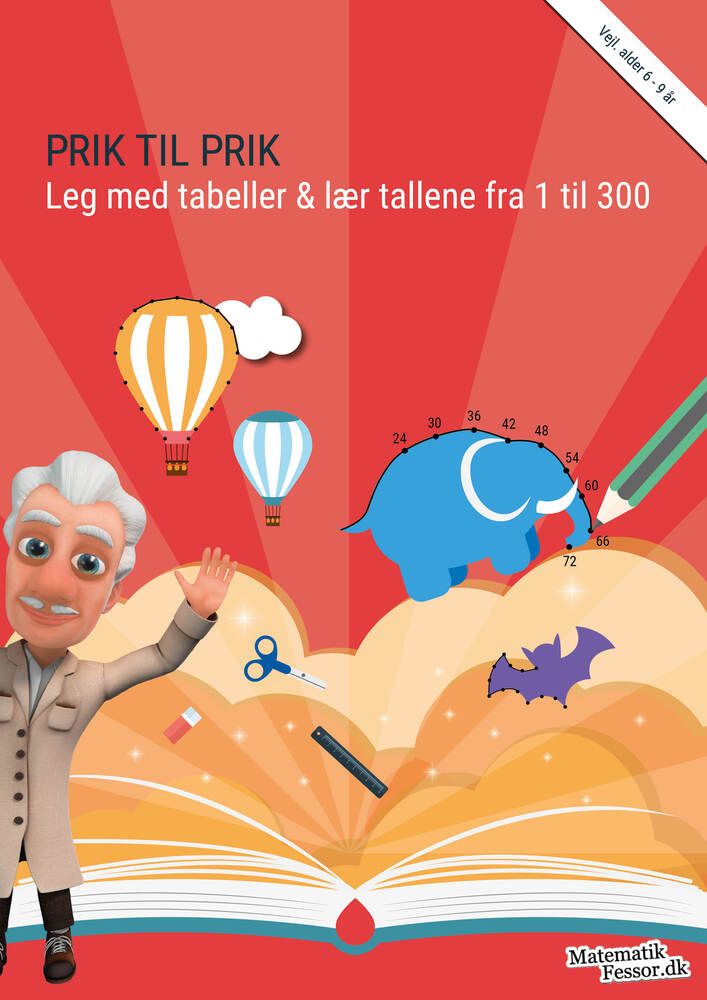 Prik til prik - Leg med tabeller & lær tallene fra 1 til 300 (kolli 6)