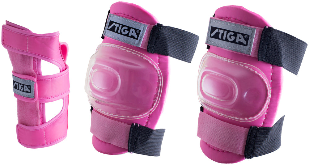 Beskyttelsessæt pink str. xs (2-4 år)