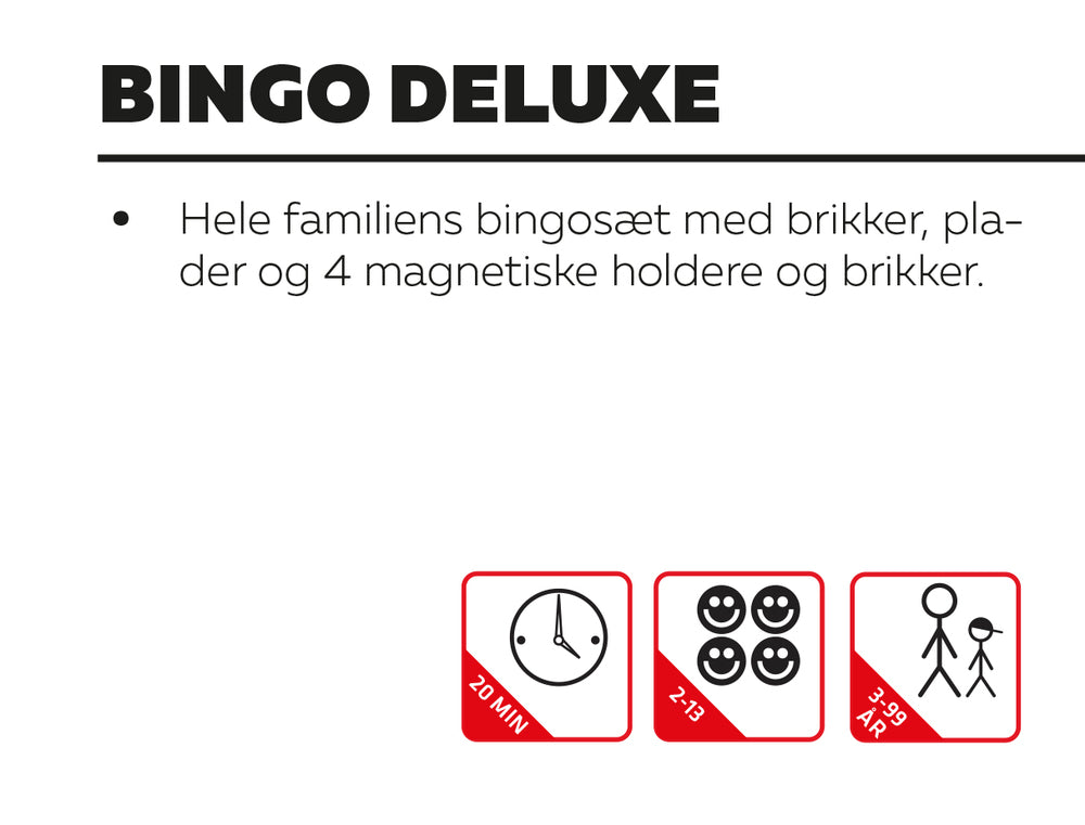 BINGO FAMILIE DELUXE MAGNET