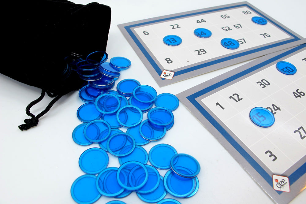 Bingo brikker magnetiske - 100 stk asst