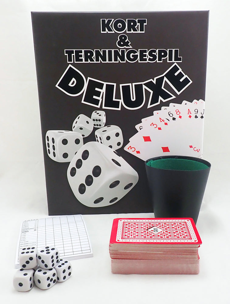 KORT OG TERNING SPIL DELUXE
