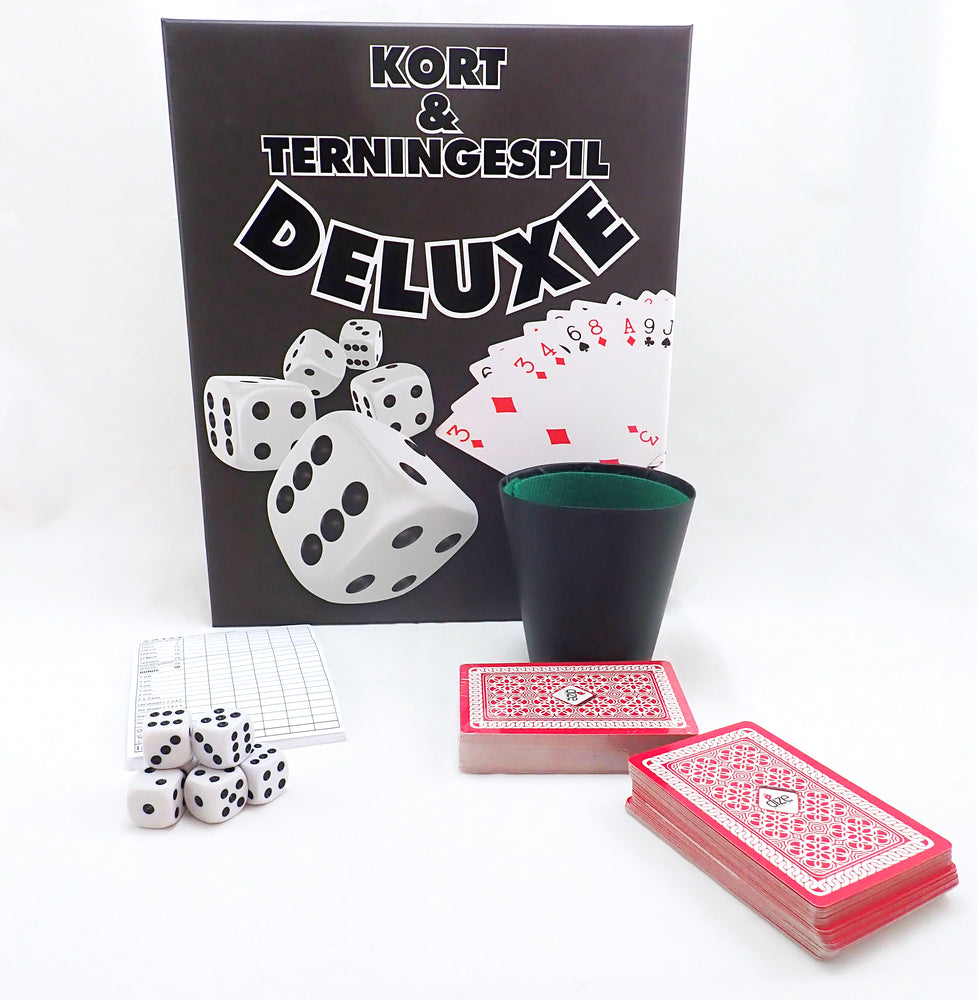 KORT OG TERNING SPIL DELUXE