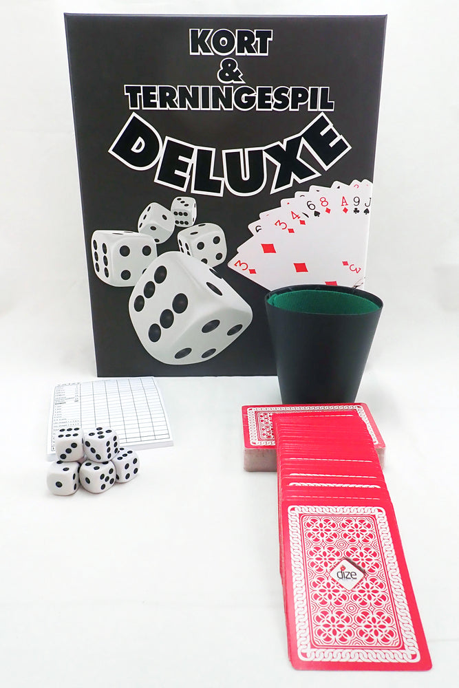 KORT OG TERNING SPIL DELUXE