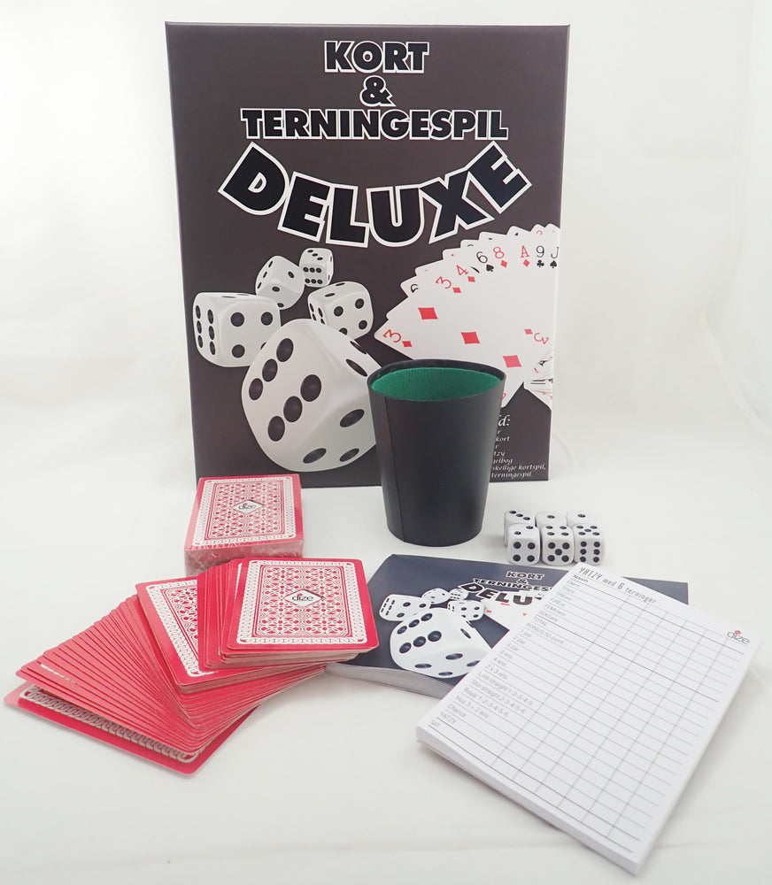KORT OG TERNING SPIL DELUXE