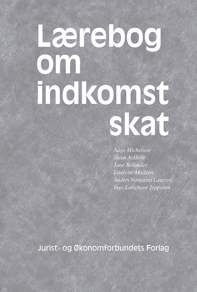 Lærebog om indkomstskat