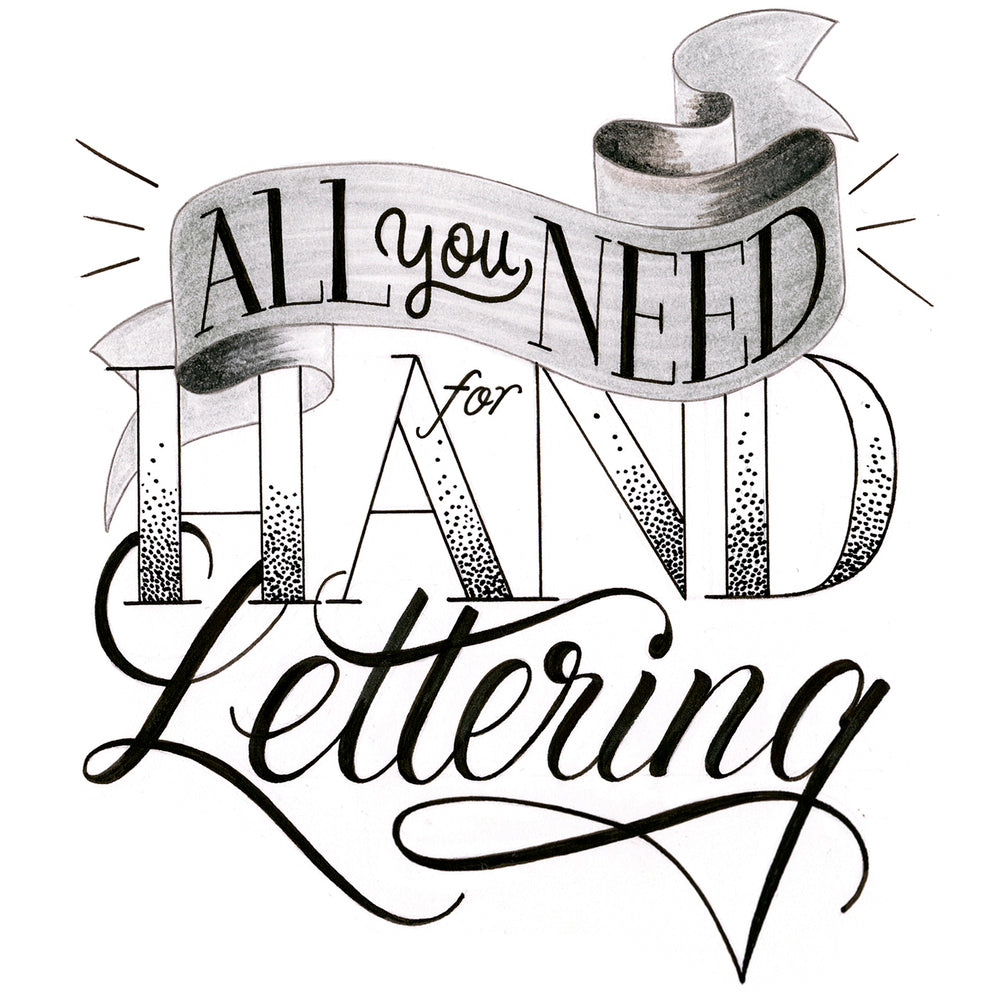 Handlettering sæt Faber-Castell 8 penne