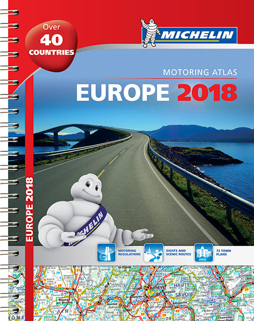 Michelin Motoring Atlas Europe 2018