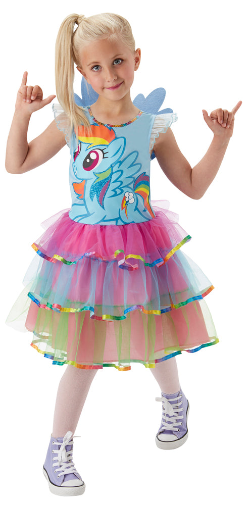 RAINBOW DASH DELUXE DRAGT STR. M/5-6 ÅR