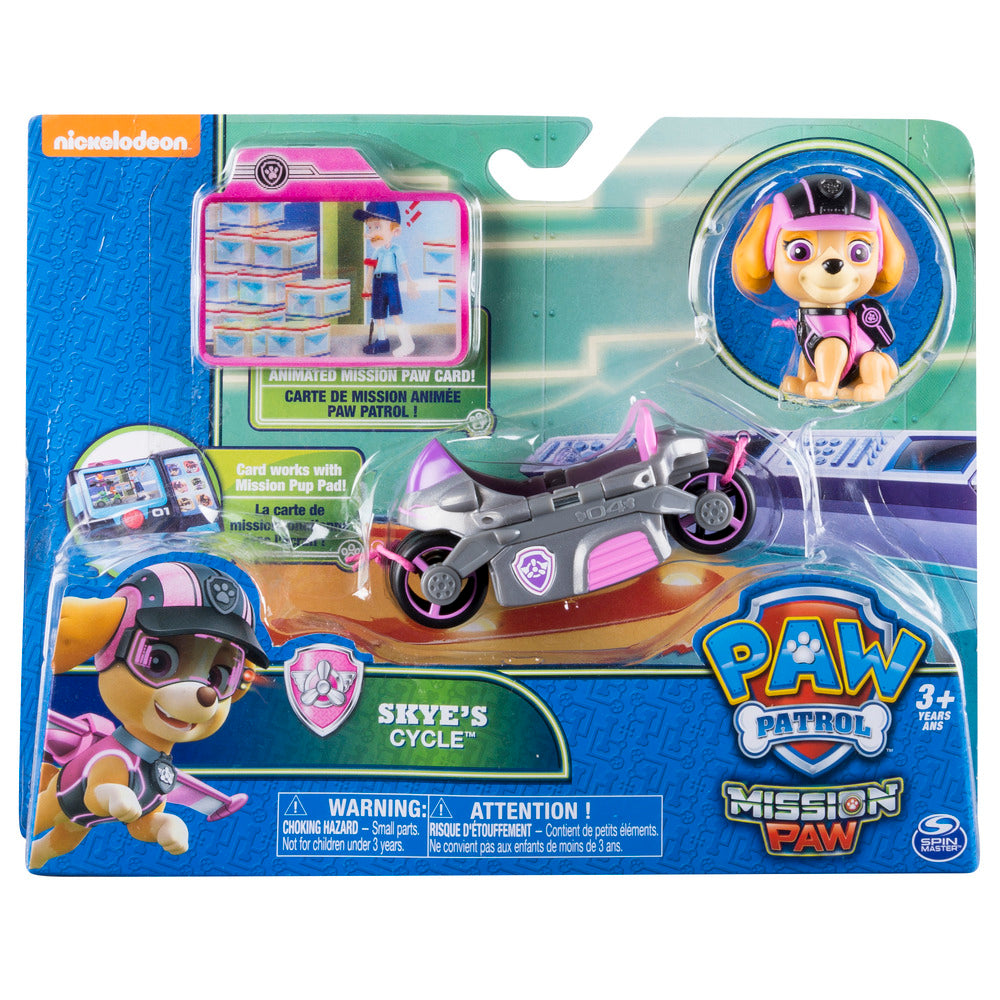Paw patrol mini køretøj m. figurer ass.