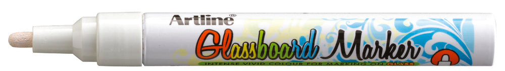 Glassboardmarker artline hvid rund spids
