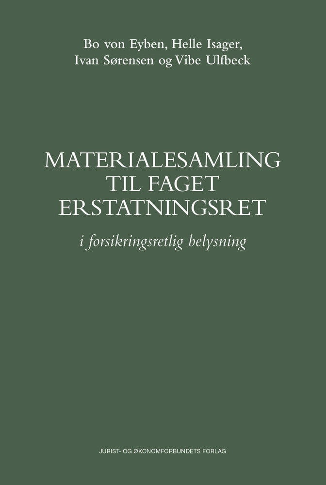 Materialesamling til faget erstatningsret