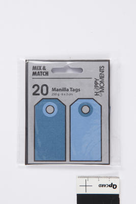 MANILLA MÆRKER 250G MØRK BLÅ/LYS BLÅ 20STK