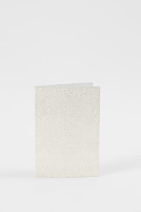 KORT OG KUVERTER HVID GLITTER 4SÆT