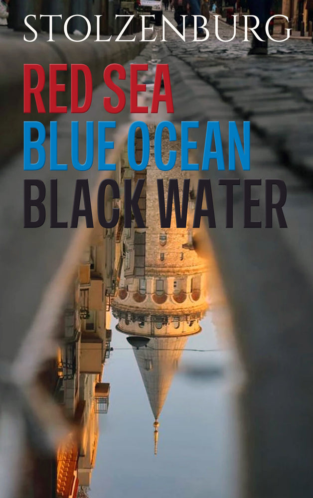 Red sea, blue ocean, black water