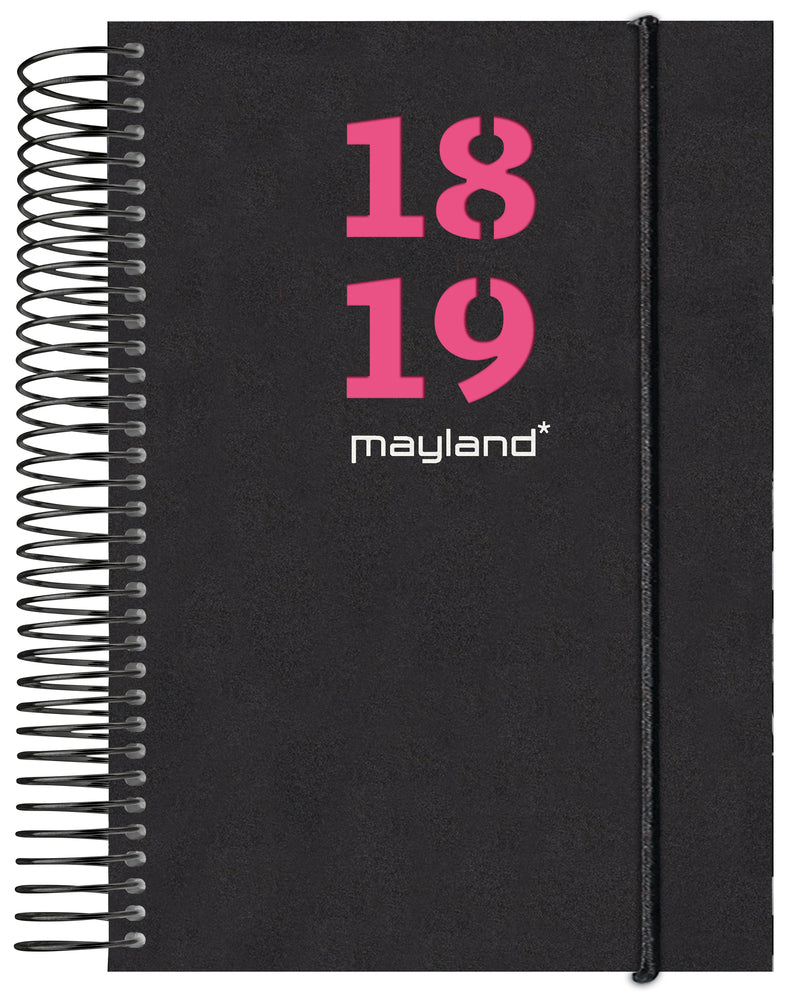 STUDIEKALENDER MAY. 18/19 A5 UGE ÅR BLACK