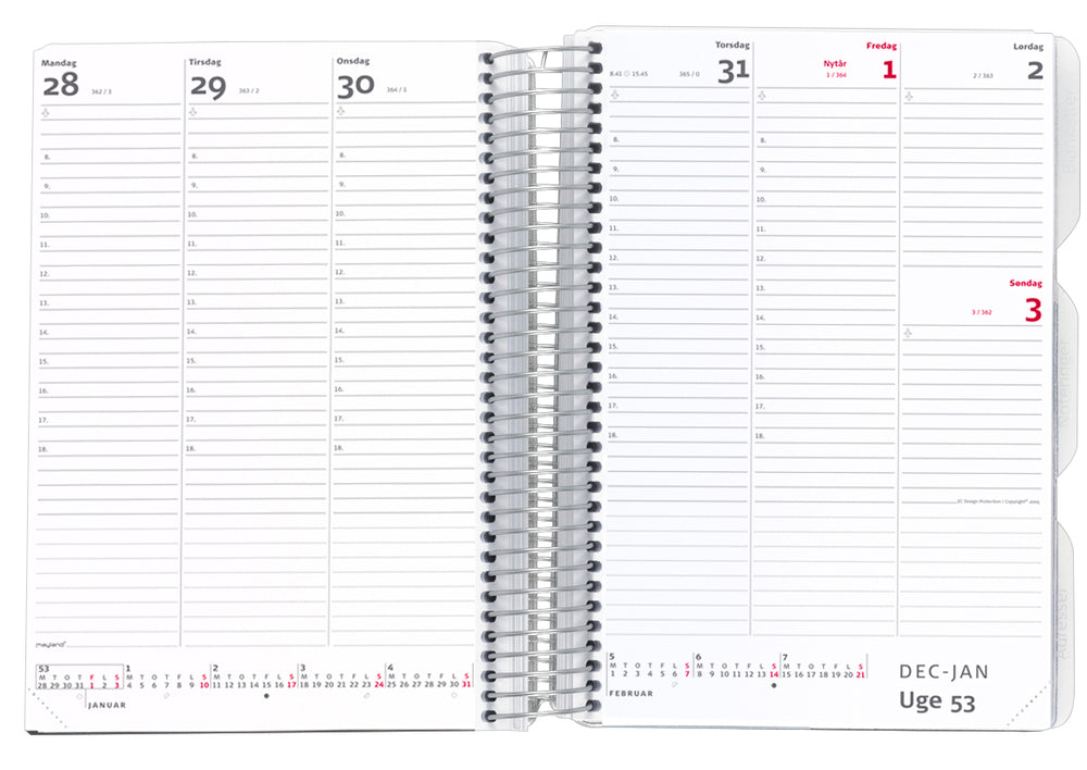 LÆRERKALENDER MAY. 18/19 A5 UGE MAT SORT