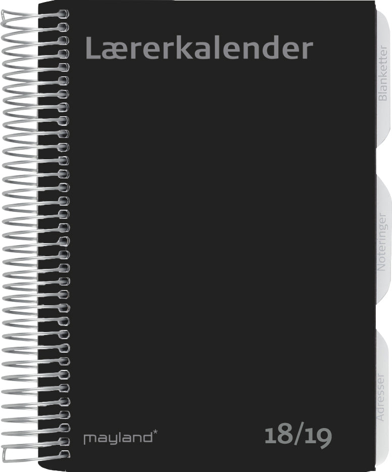 LÆRERKALENDER MAY. 18/19 A5 UGE MAT SORT
