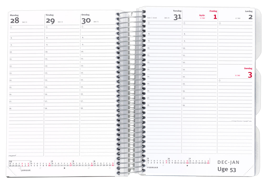LÆRERKALENDER MAY. 18/19 A5 UGE MAT SORT