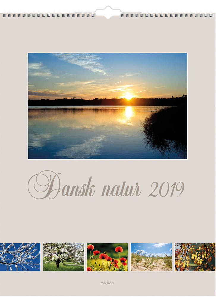 VÆGKALENDER MAYLAND 2019 DANSK NATUR
