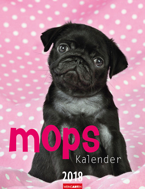 Mops Kalender 2018 Kalender