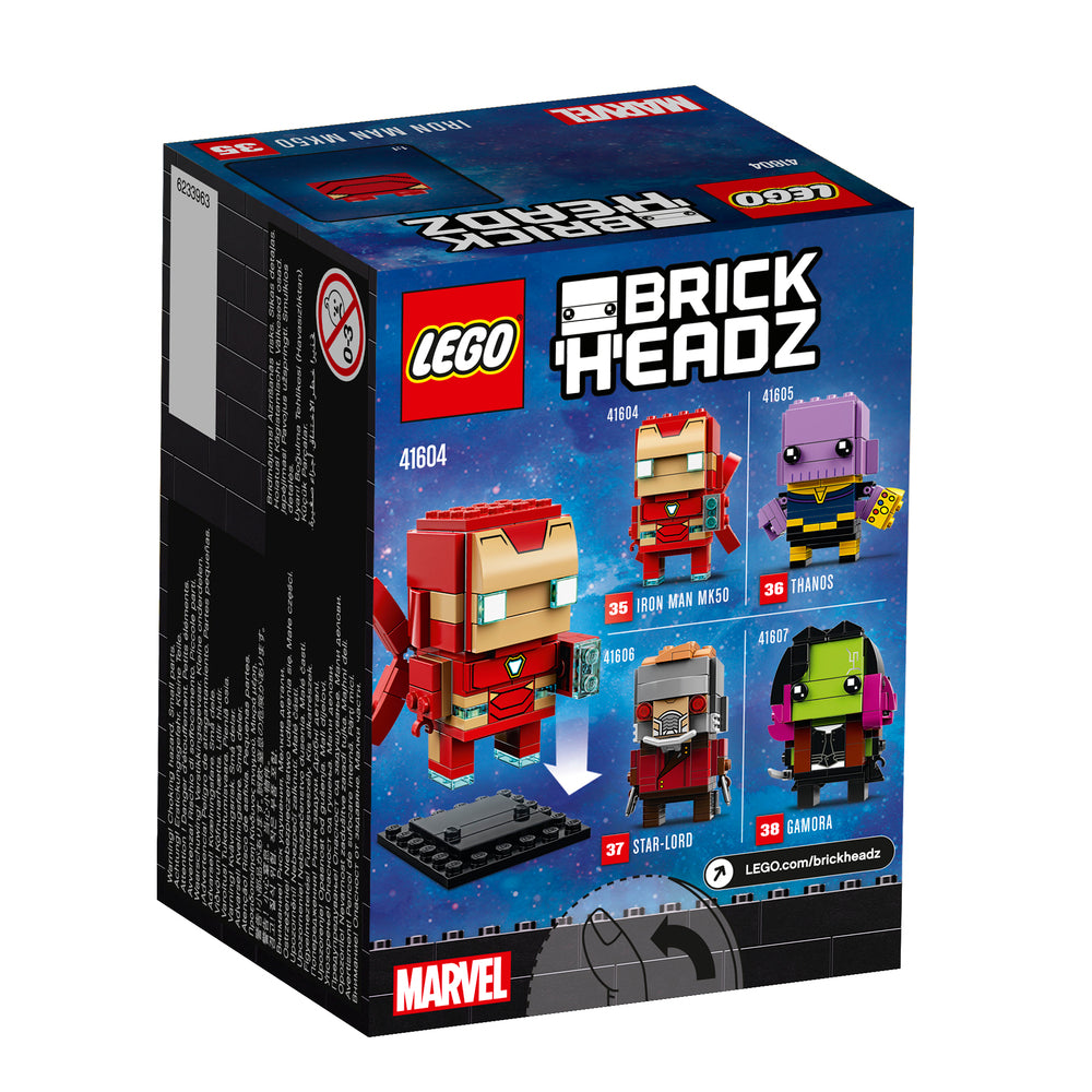 41604 LEGO41604 LEGO BRICKHEADZ IRON MAN MK50