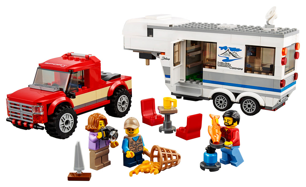 60182 LEGO CITY PICKUP OG CAMPINGVOGN