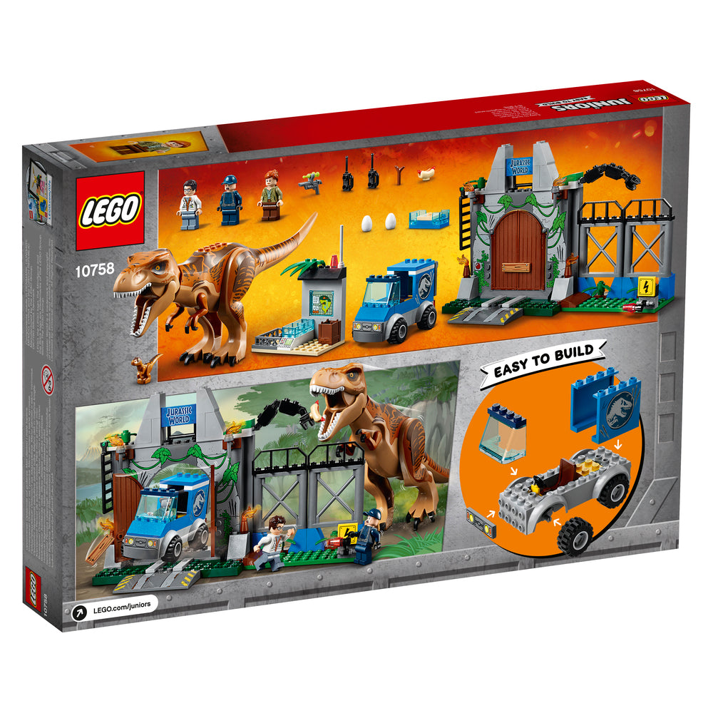 10758 LEGO Juniors T-rex bryder ud