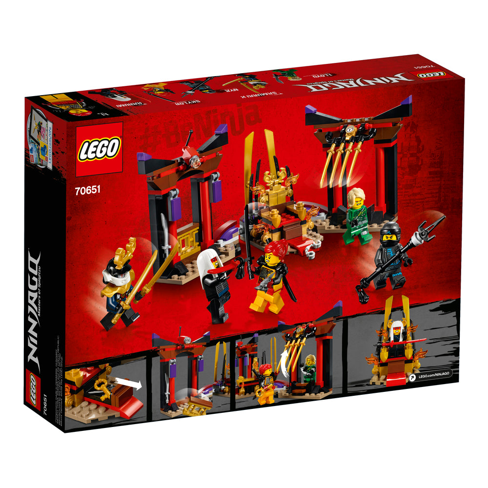 70651 LEGO NINJAGO OPGØR I TRONSALEN
