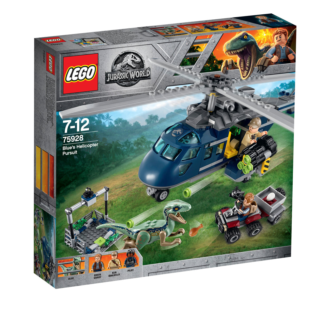 75928 LEGO Jurassic World Blues helikopterjagt