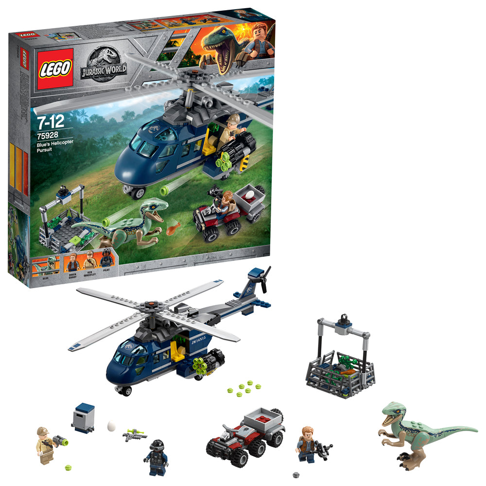 75928 LEGO Jurassic World Blues helikopterjagt