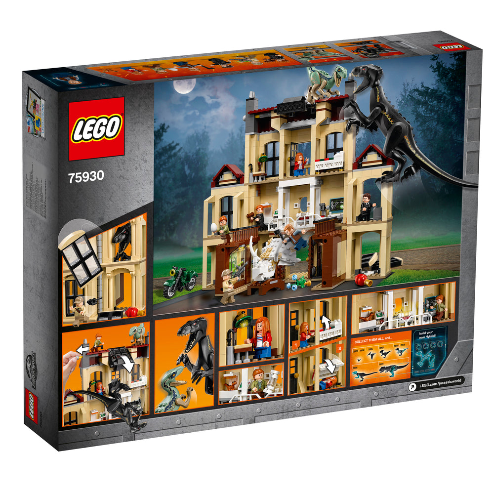 75930 LEGO Jurassic World Indoraptor-kaos på lockwood estate