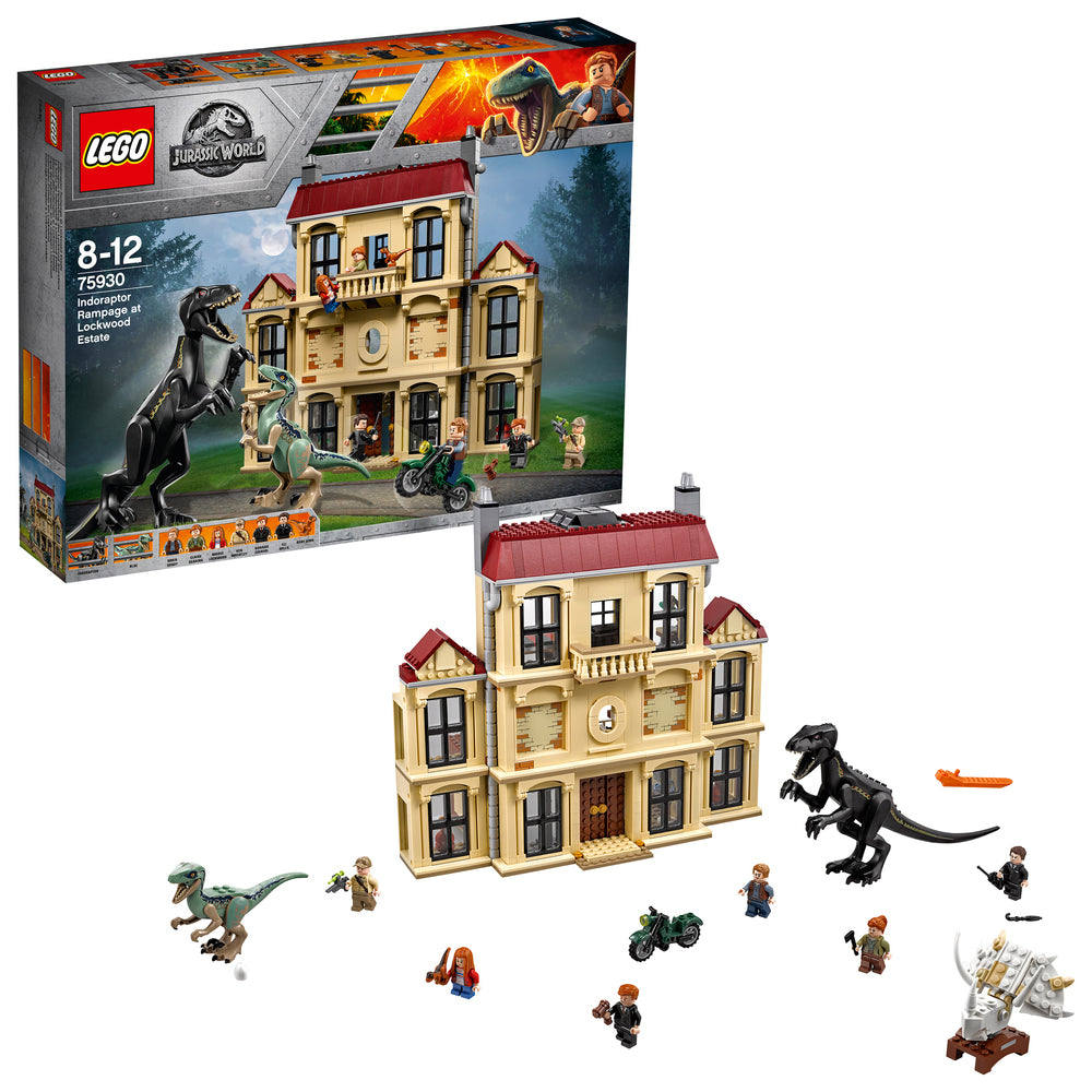 75930 LEGO Jurassic World Indoraptor-kaos på lockwood estate