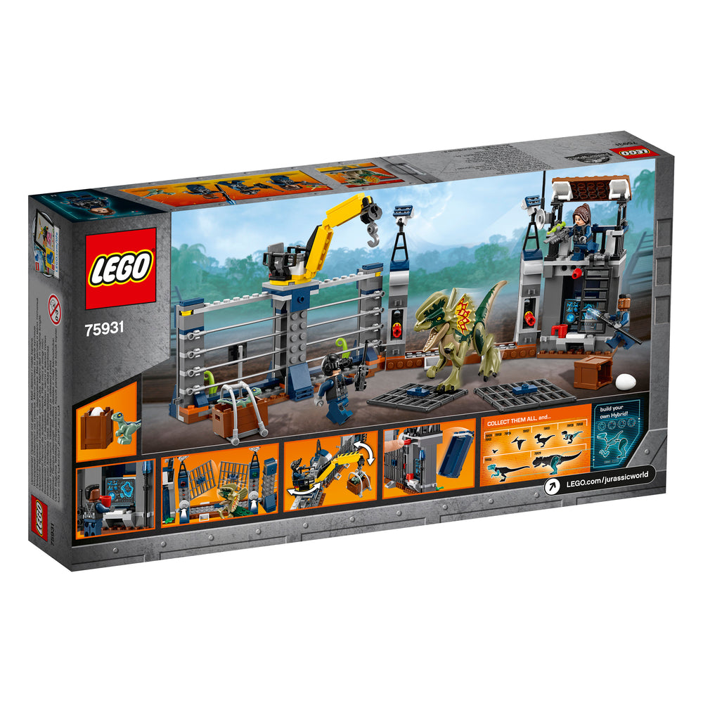 75931 LEGO Jurassic World Dilophosaurus-angreb på forposten