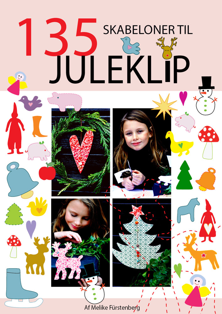 135 Skabeloner til juleklip