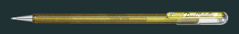 Roller Pentel dual metallic guld
