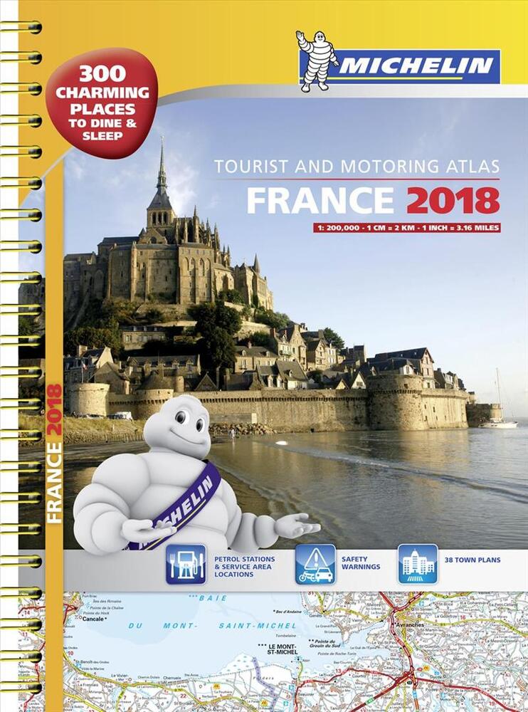 Michelin Tourist & Motoring Atlas France 2018 (FOLIO)