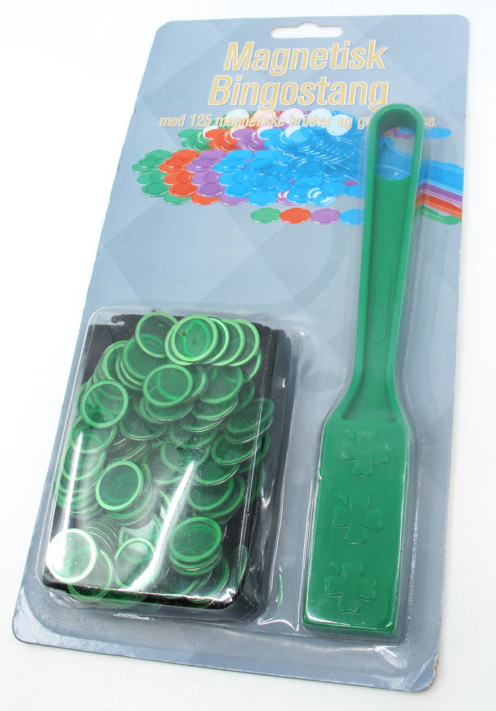 Bingostang inkl. 125 magnetiske brikker asst