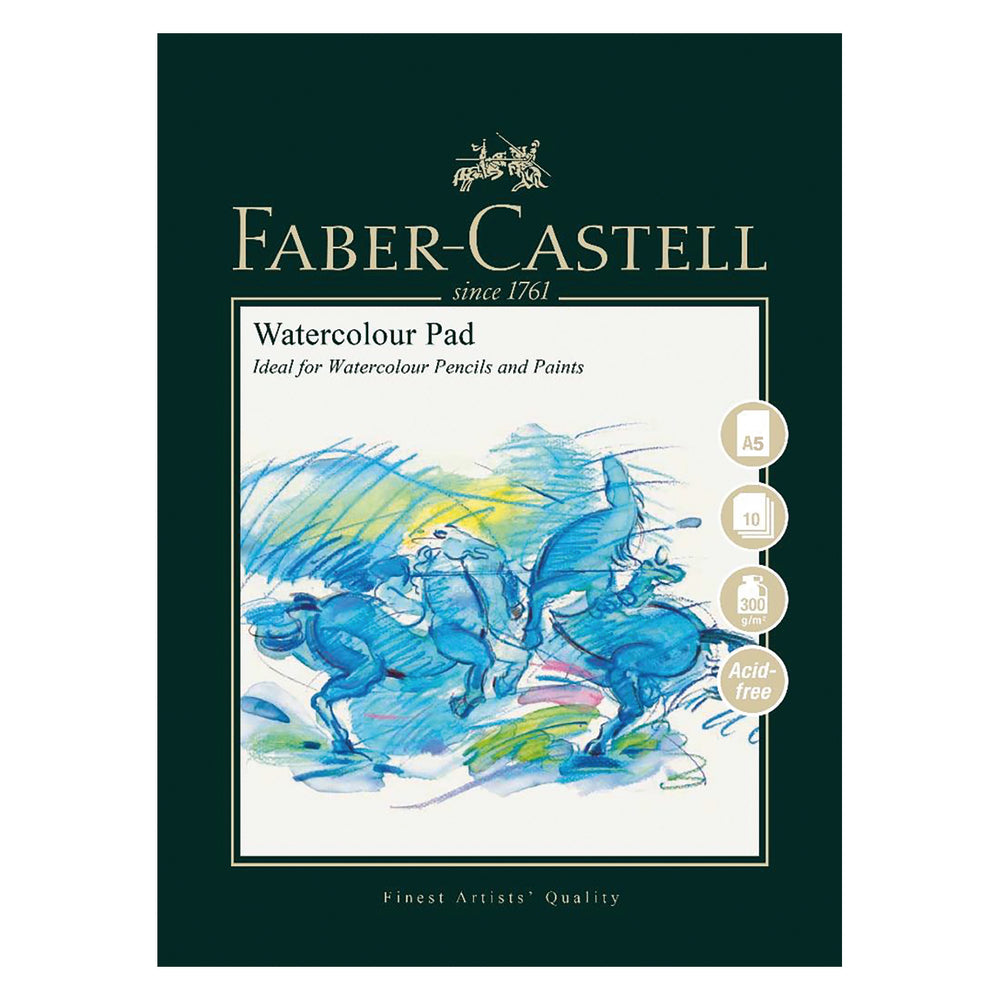 Akvarel blok Faber-Castell A5 300g syrefri 10 ark topspiral