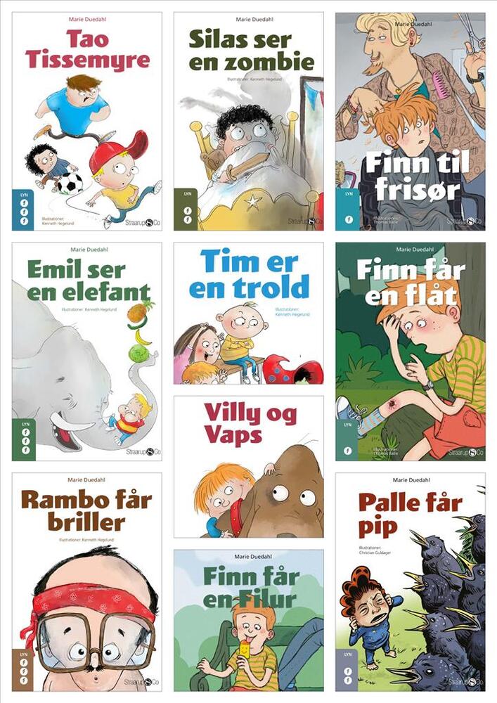 Lyn Bogpakke 1 - Letlæsning for børn