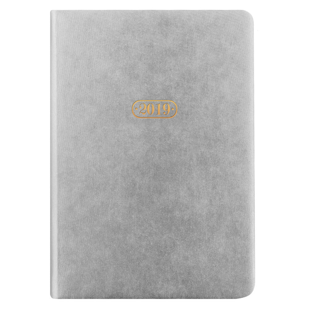KALENDER 2019 LETTS SPARKLE A5 SØLV UGE