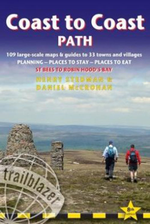 Coast to Coast Path: St Bees to Robin Hood's Bay : 109 Large-Scale Walking Maps & Guides to 33 Towns & Villages