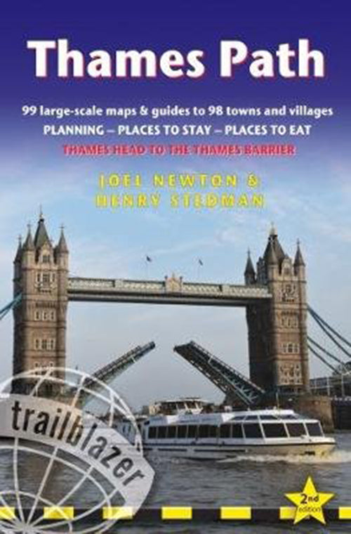 Thames Path: Thames Head to the Thames Barrier : 99 Large-Scale Maps & Guides to 98 Towns & Villages