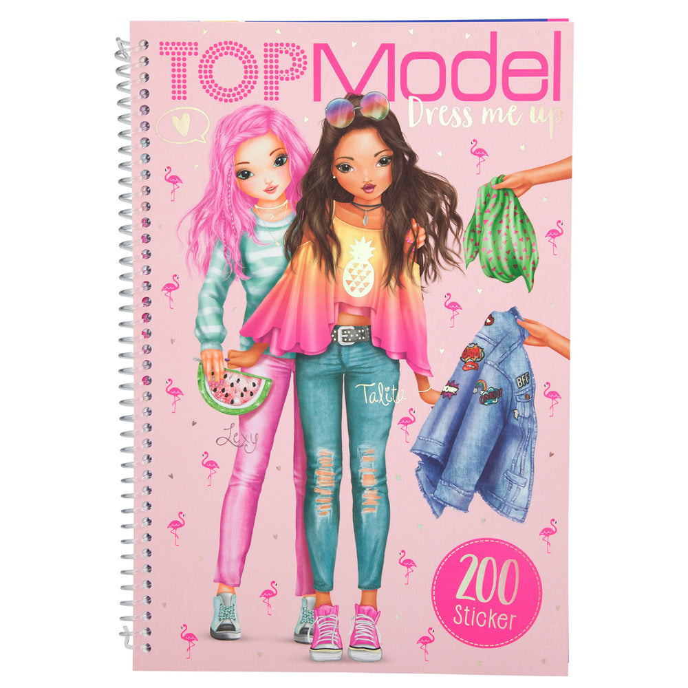 TOPModel stickersbog dress dress me up tropical