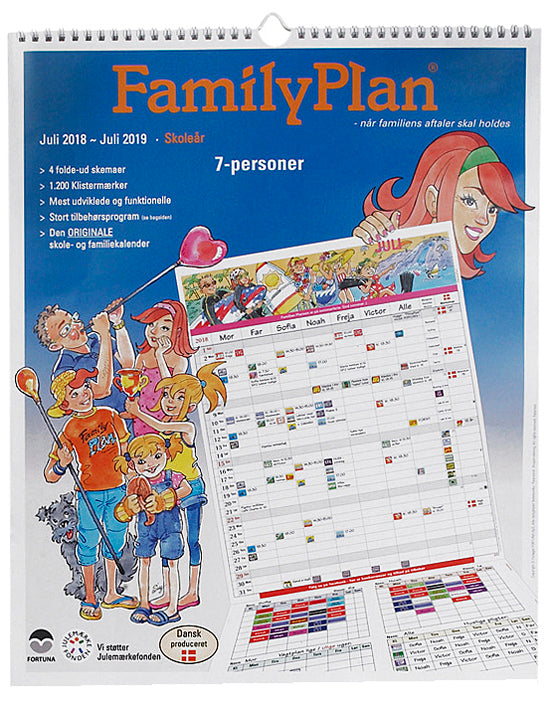 FAMILIEKALENDER FAMILYPLAN 2018/19 7-PERS.