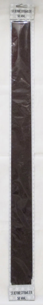 STJERNESTRIMLER GLITTER/METALLIC BORDEAUX 50 MM 12 STK