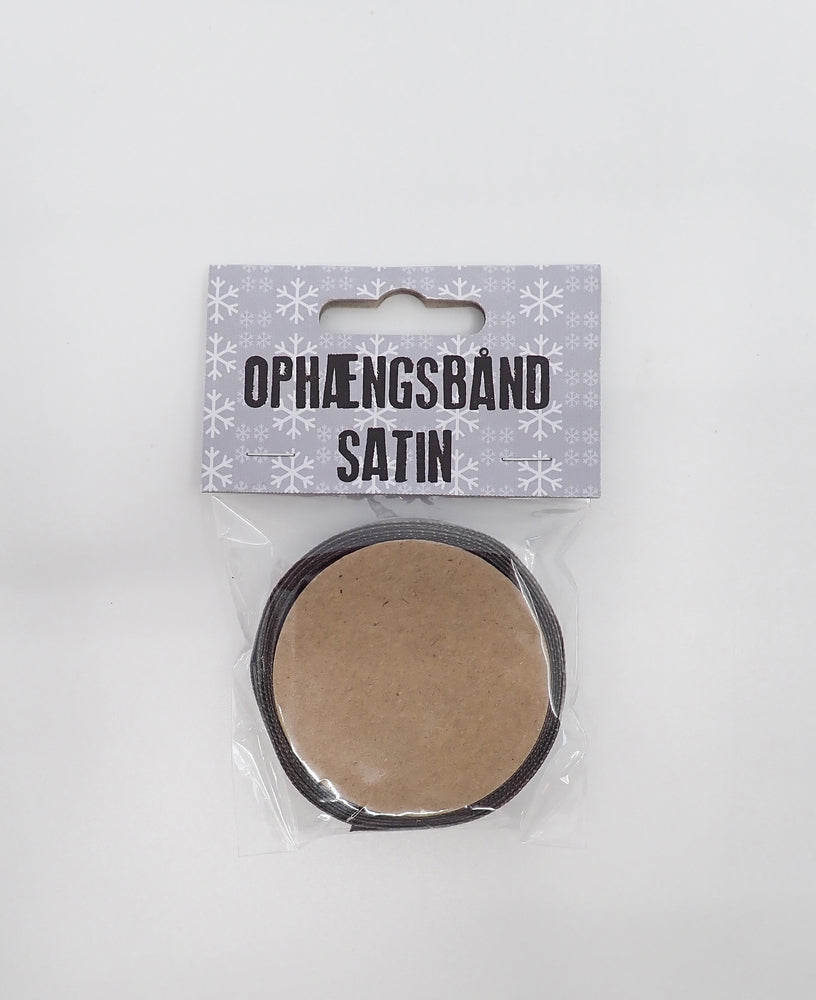 OPHÆNGSBÅND SATIN SØLV 2 M X 0,75CM