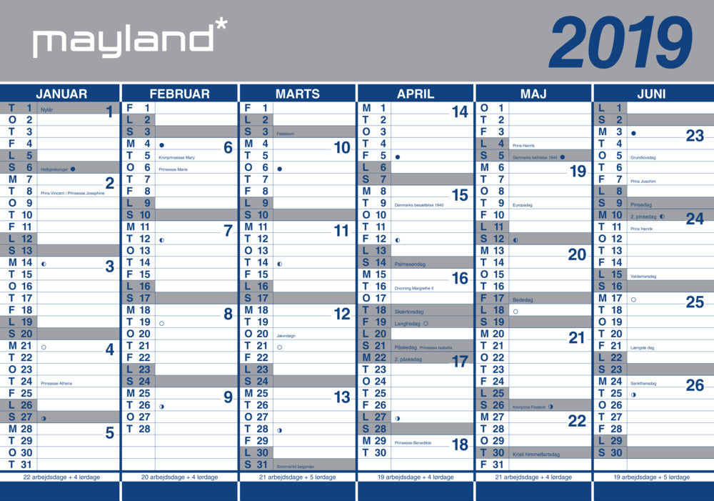 KÆMPEKALENDER I RØR 2019 MAYLAND