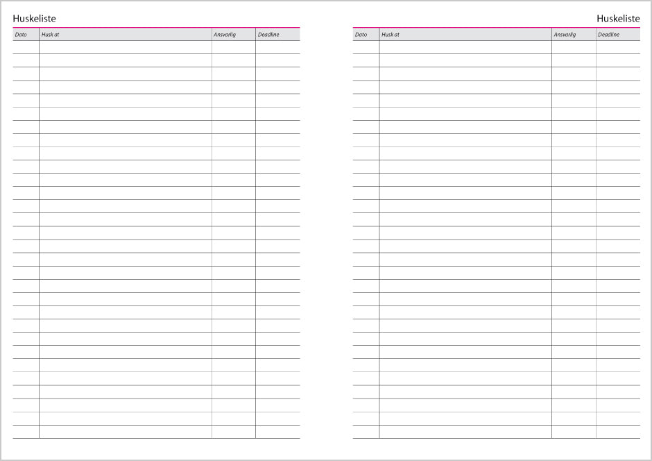 A5 BUSINESS UGEKALENDER SORT 2019 MAYLAND